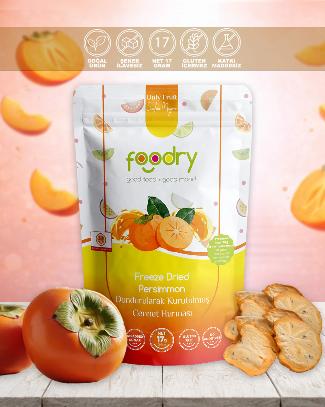 Freeze Dried Persimmon – 17 gr