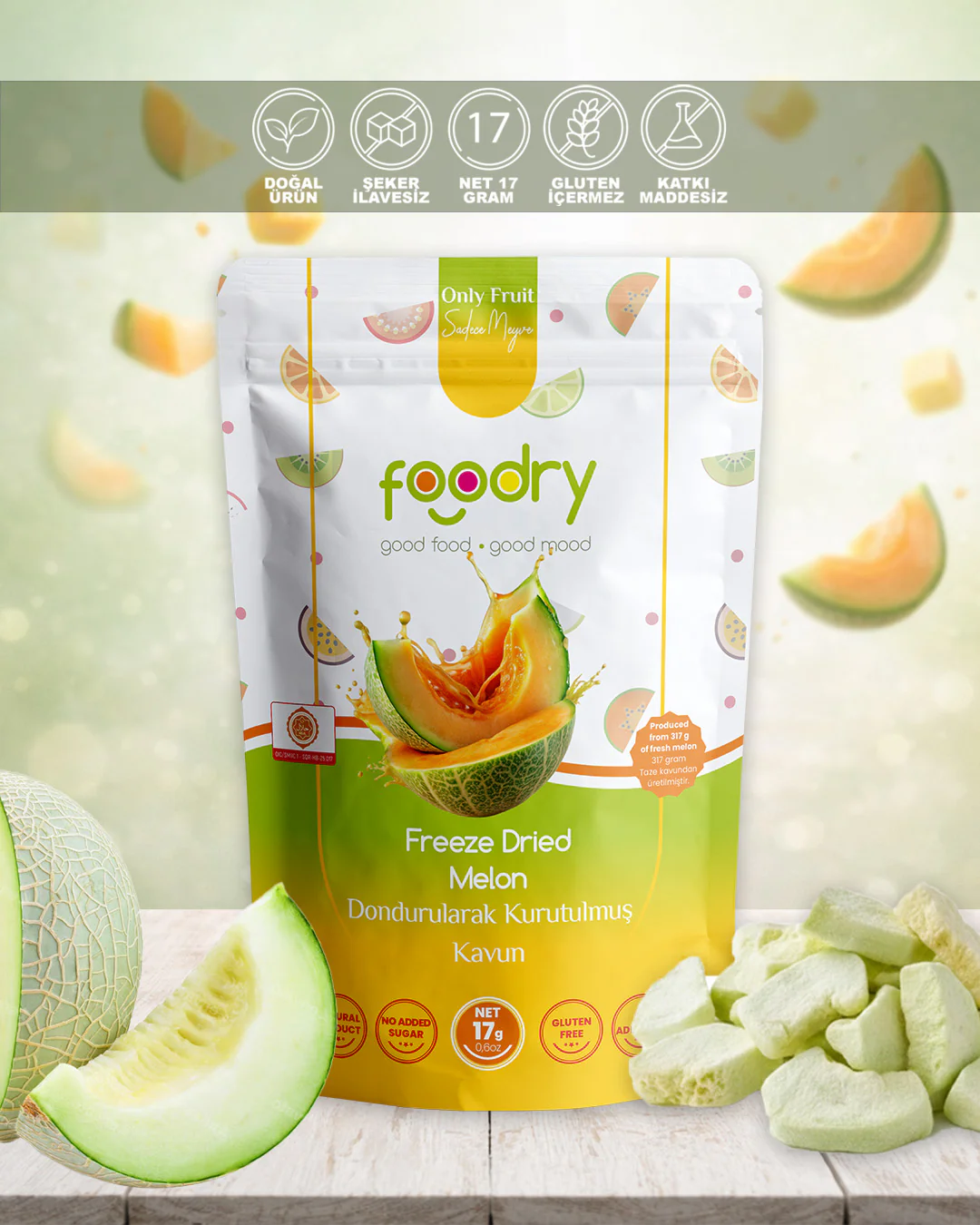 Freeze Dried Melon - 17 gr