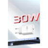 konfulon-c87c-30w-type-c-cikisli-ekstra-dl50-type-c-to-lightning-kablolu-pd-sarj-cihazi-beyaz-web-1 Konfulon C87C 30W Type-C Output with Extra DL50 1M Type-C to Lightning Cable PD Charger - White