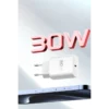 konfulon-c87c-30w-type-c-cikisli-ekstra-dl51-type-c-to-type-c-kablolu-pd-sarj-cihazi-beyaz-square-1 Konfulon C87C 30W Type-C Output with Extra DL51 1M Type-C to Type-C Cable PD Charger - White