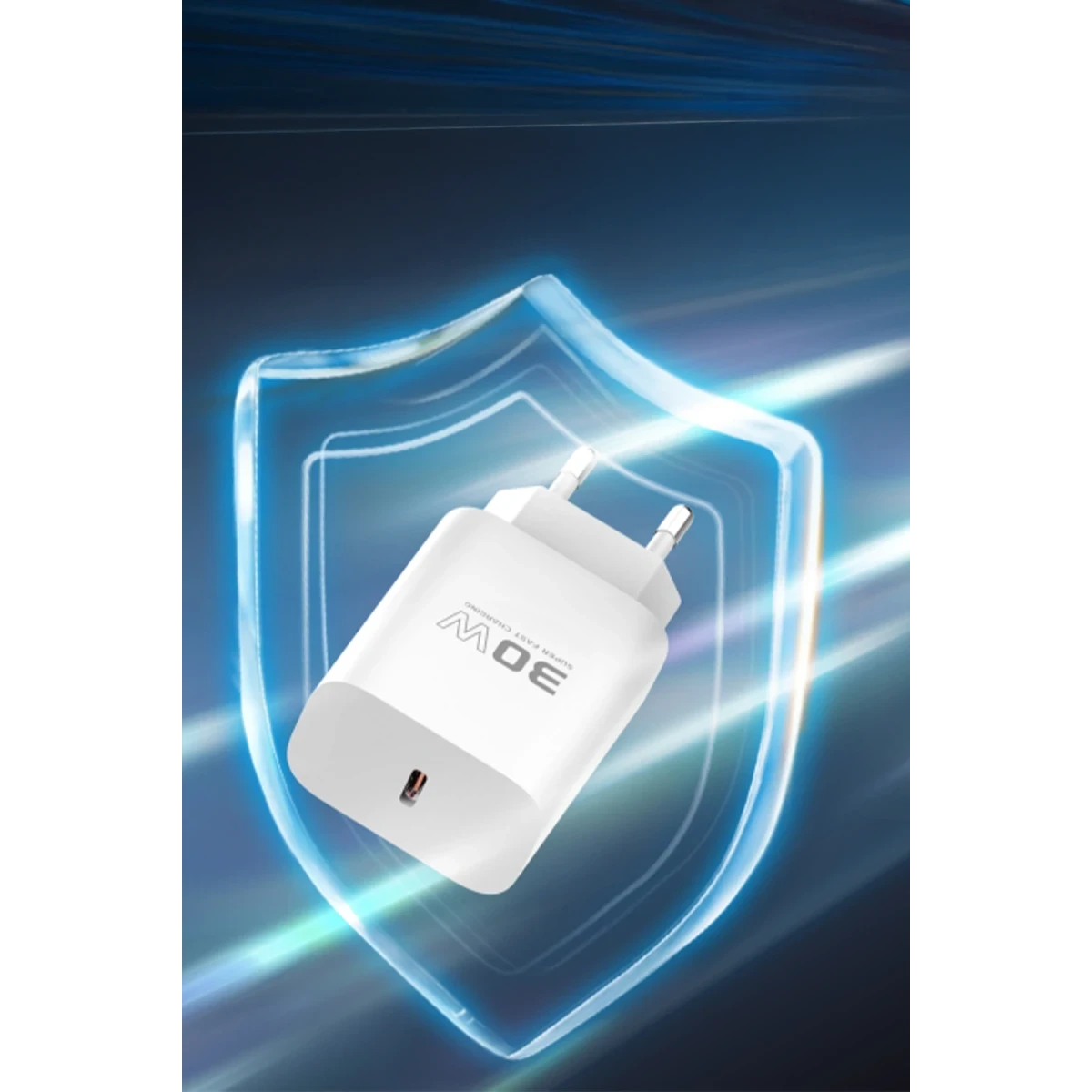 konfulon-c87c-30w-type-c-cikisli-ekstra-dl51-type-c-to-type-c-kablolu-pd-sarj-cihazi-beyaz-square-2 Konfulon C87C 30W Type-C Output with Extra DL51 1M Type-C to Type-C Cable PD Charger - White