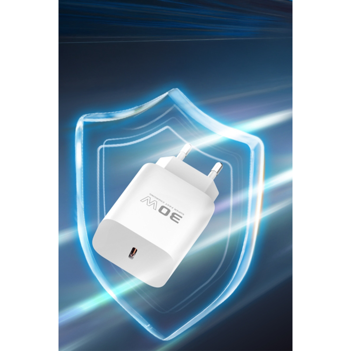 konfulon-c87c-30w-type-c-cikisli-ekstra-dl51-type-c-to-type-c-kablolu-pd-sarj-cihazi-beyaz-web-2 Konfulon C87C 30W Type-C Output with Extra DL51 1M Type-C to Type-C Cable PD Charger - White