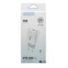 Konfulon C89Q PD Charger with 1 x 30W Type-C and 1 x 22.5W USB Output, Plus an Extra DL49 1M USB to Type-C Cable - White