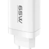 konfulon-c99q-65w-pd-destekli-type-c-ve-usb-cift-cikisli-hizli-sarj-adaptoru-beyaz-default Konfulon C99Q 65W PD-Enabled Type-C and USB Dual-Port Fast Charging Adapter - White