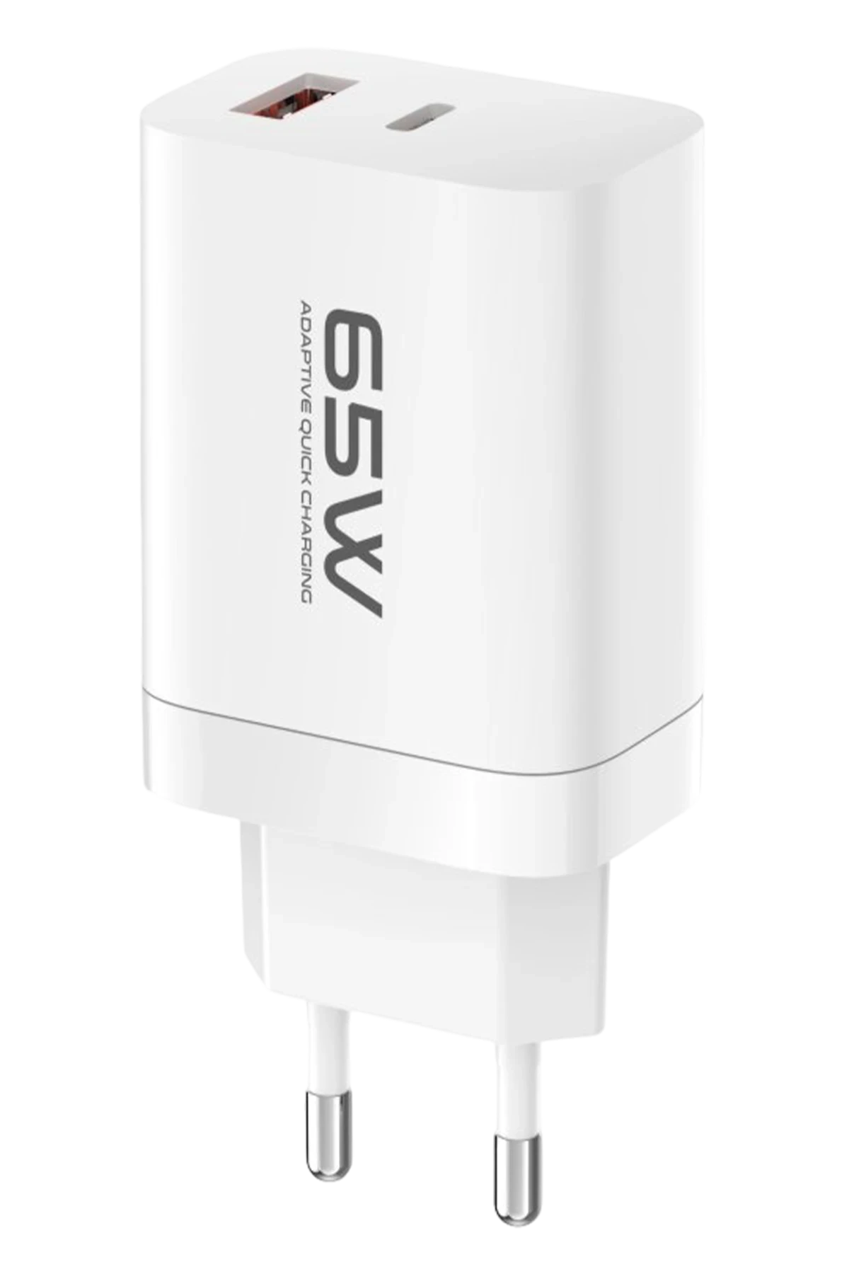 konfulon-c99q-65w-pd-destekli-type-c-ve-usb-cift-cikisli-hizli-sarj-adaptoru-beyaz-default Konfulon C99Q 65W PD-Enabled Type-C and USB Dual-Port Fast Charging Adapter - White