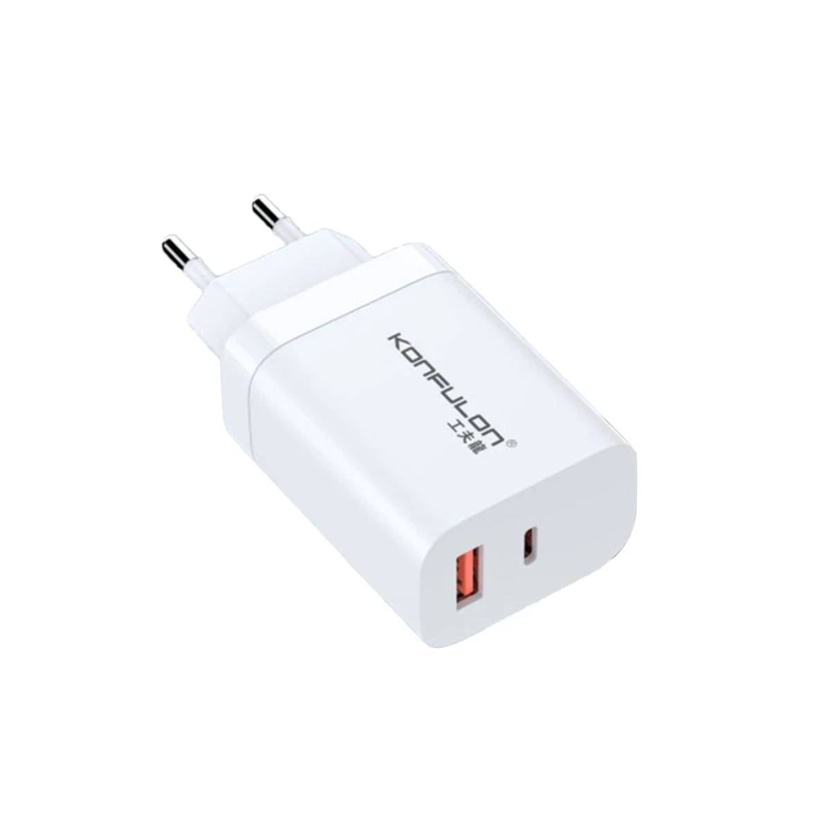 konfulon-c99q-65w-pd-destekli-type-c-ve-usb-cift-cikisli-hizli-sarj-adaptoru-beyaz-square-1 Konfulon C99Q 65W PD-Enabled Type-C and USB Dual-Port Fast Charging Adapter - White