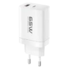 konfulon-c99q-65w-pd-destekli-type-c-ve-usb-cift-cikisli-hizli-sarj-adaptoru-beyaz-square Konfulon C99Q 65W PD-Enabled Type-C and USB Dual-Port Fast Charging Adapter - White