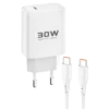 Joko JK89 30W Type-C Output PD Charger with Extra DC67 1M Type-C to Type-C Cable - White