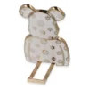 Newface Astro Stand with Bear Pattern - White