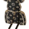 Newface Astro Stand with Bear Print - Black