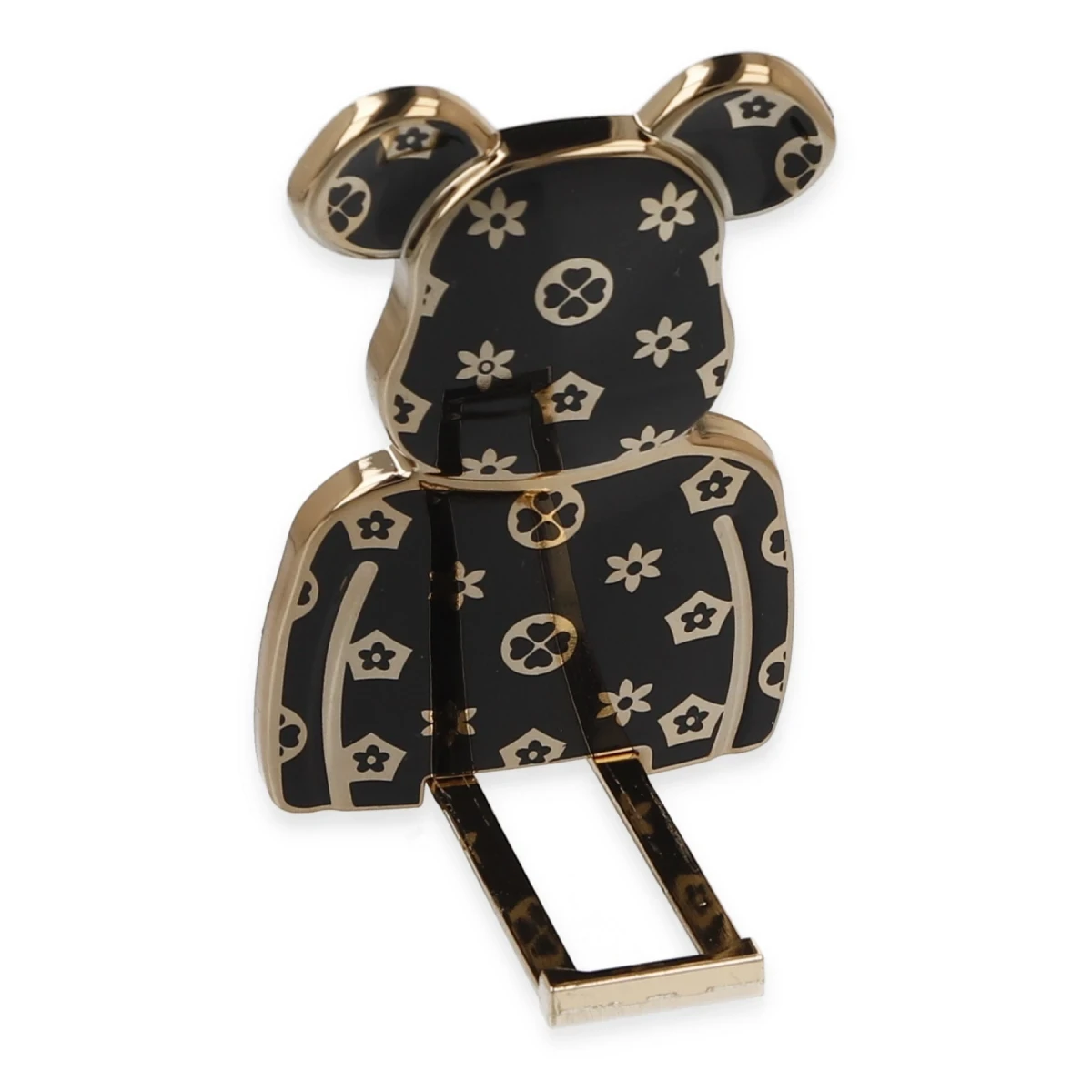 Newface Astro Stand with Bear Print - Black