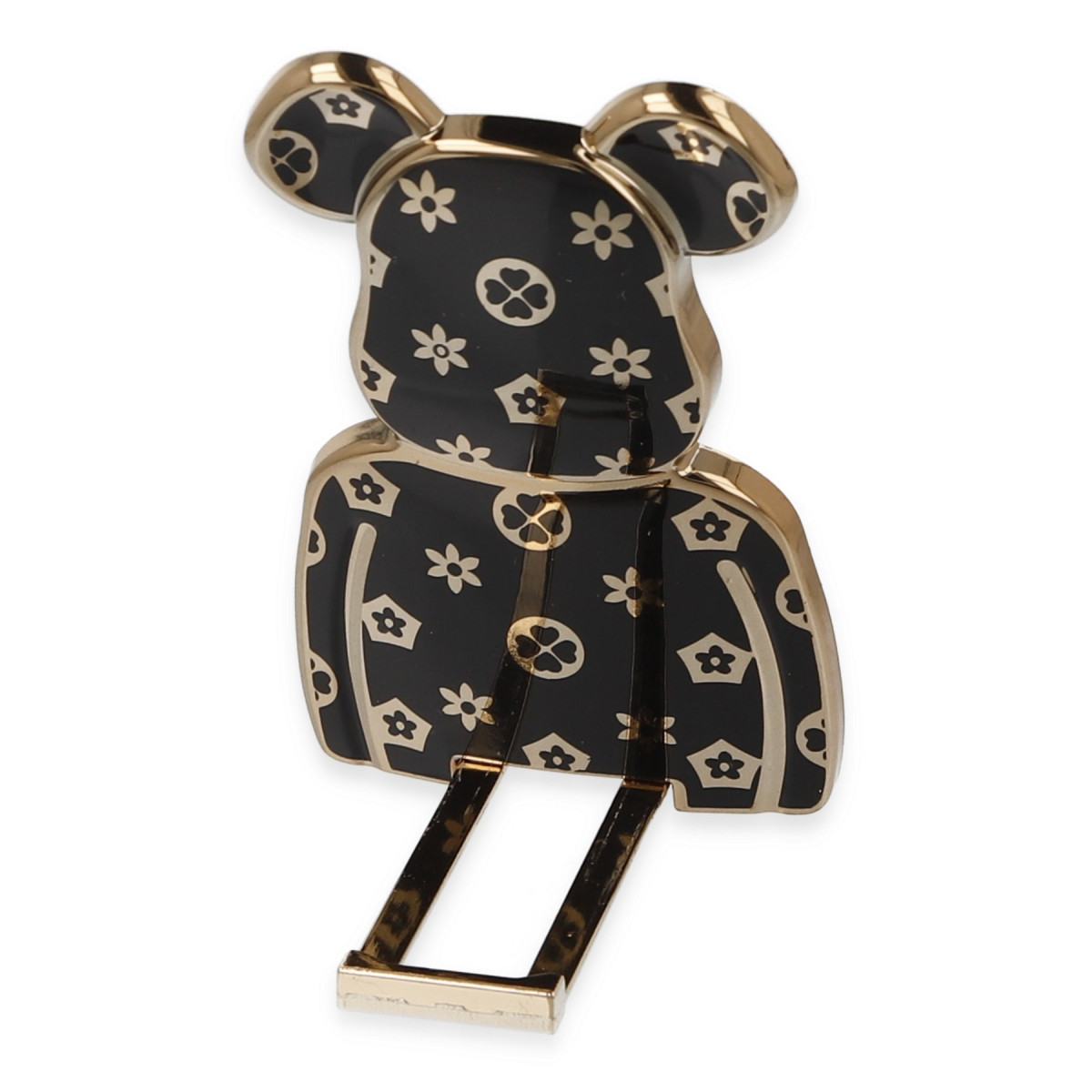 newface-astro-stand-ayicik-desenli-siyah-web Newface Astro Stand with Bear Print - Black