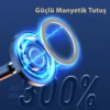 newface-q40-ayarlanabilir-izgara-klipsli-manyetik-magsafe-arac-tutucu-siyah-default-3 Newface Q40 Adjustable Magnetic MagSafe Car Mount with Clip - Black